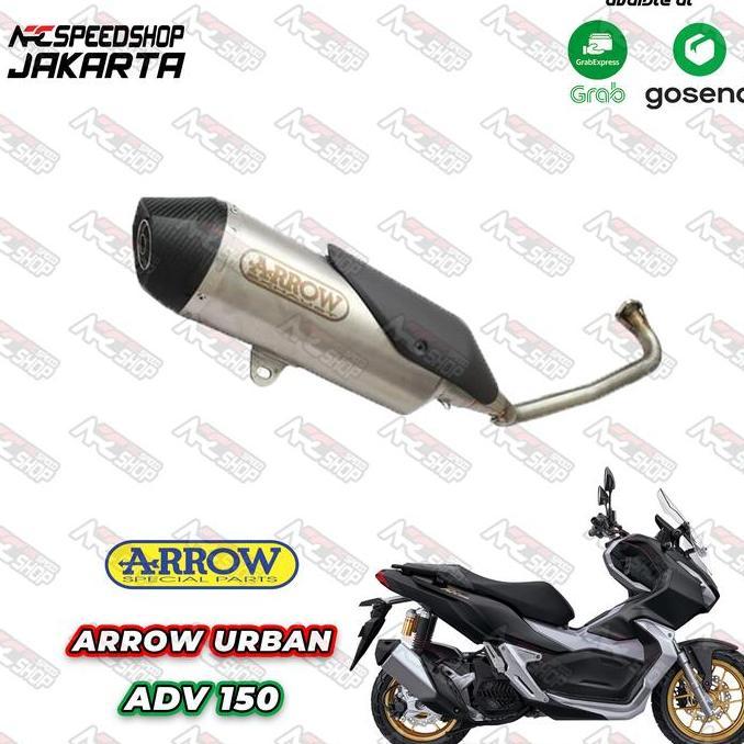 KNALPOT KENALPOT MOTOR ARROW EXHAUST URBAN ADV150 FULLSYSTEM Motorcycle
