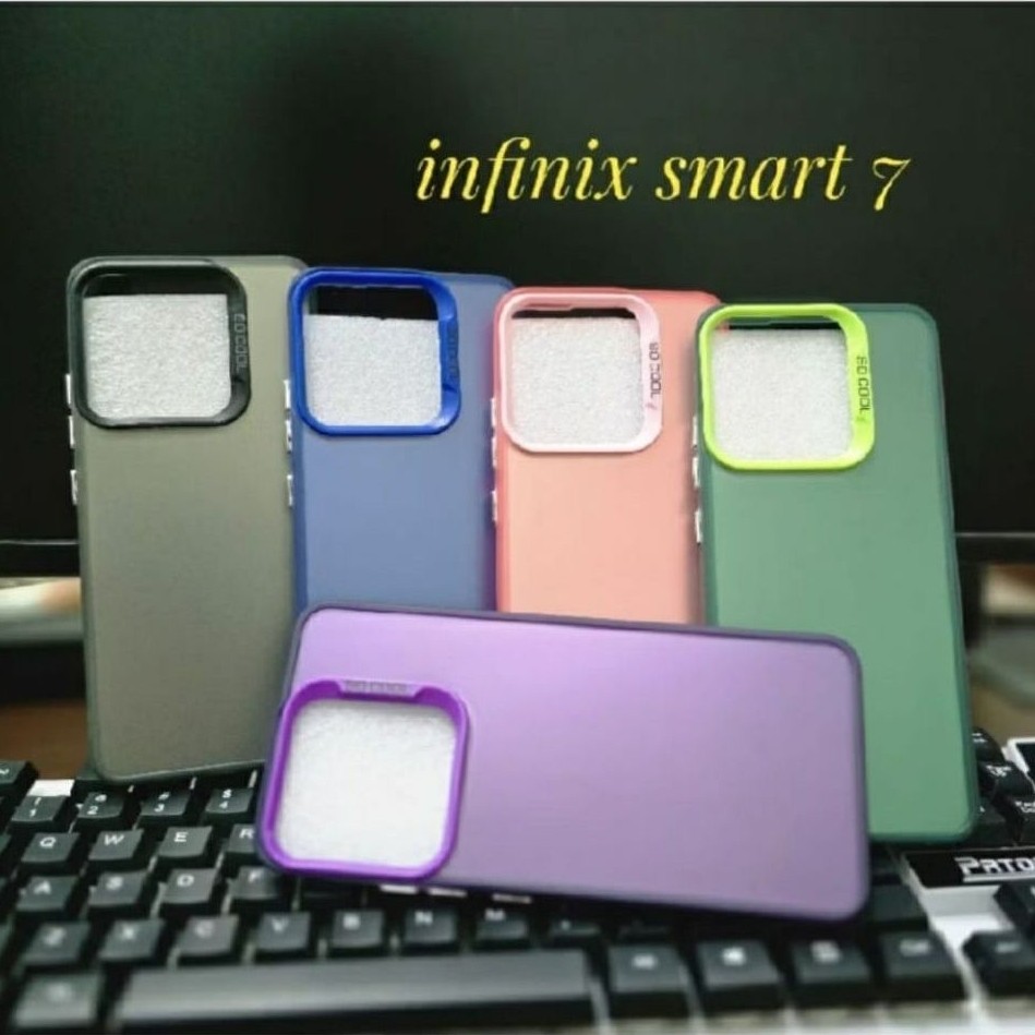 SOFTCASE IMD MATTE HYBRID INFINIX SMART 7 / CASING INFINIX SMART 7