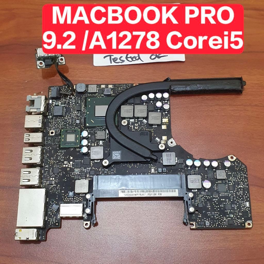 Mainboard Motherboard Macbook Pro 8.1 / A1278 Corei5 // 9.2 /A1278 Corei5 Original