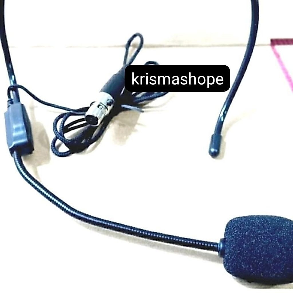 Bando mic headset wireless transmiter Shure jack mini XLR female 3p
