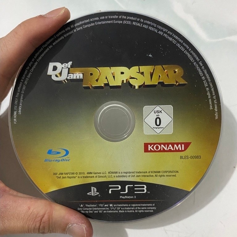 Kaset BD PS3 Def Jam Rapstar