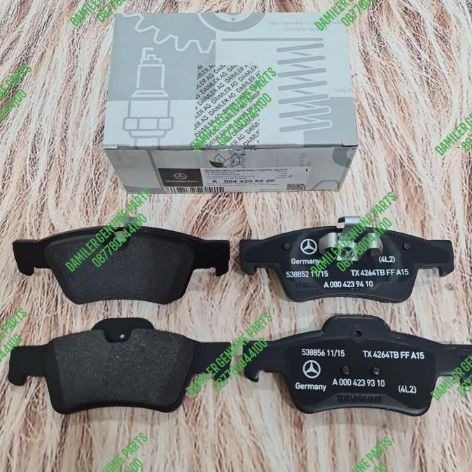 KAMPAS REM BELAKANG W251 R280 W164 A0044205220 BRAKE PADS REAR W251 BARU