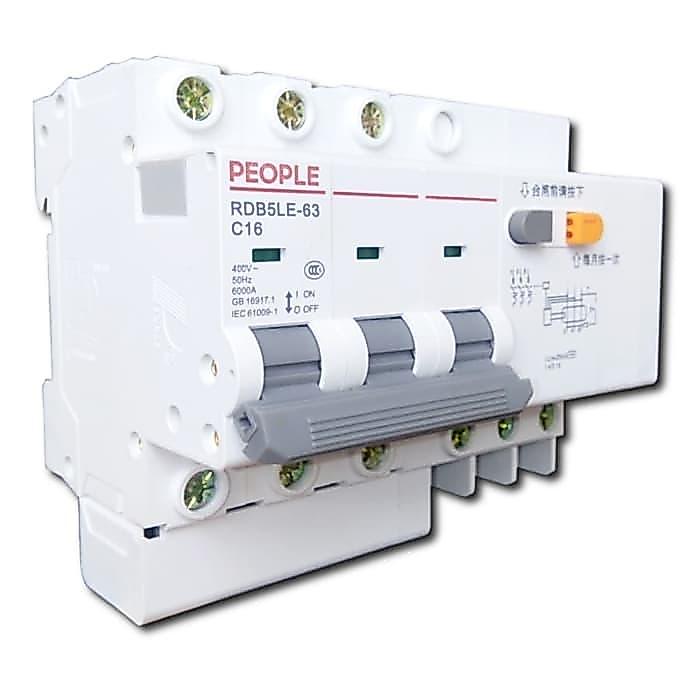 Rccb / Elcb / Rcbo Peopel 3Pole 16A