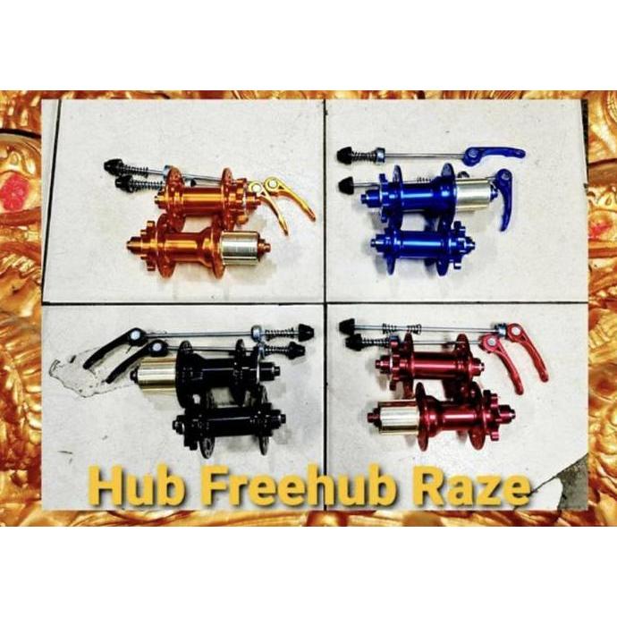 HUB FREEHUB RAZE 32 HOLE 6 BEARING JANGKRIK MTB ROADBIKE SEPEDA LIPAT