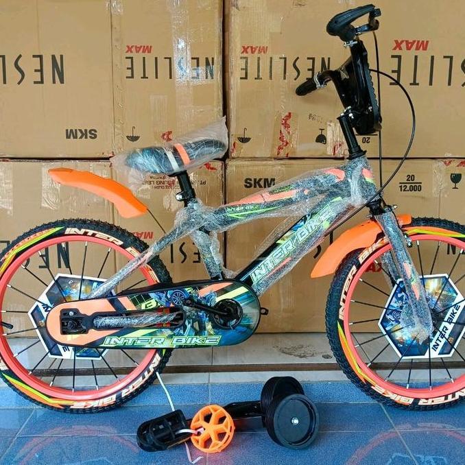 Sepeda Anak Laki-Laki Ukuran 18 Inchi Cocok untuk Anak Umur 6-8 Tahun - Mainan Anak - Toys