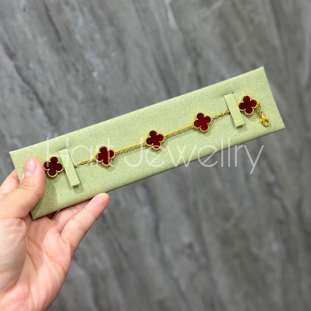 BRACELET VCA 5 ALHAMBRA (CARNELIAN)