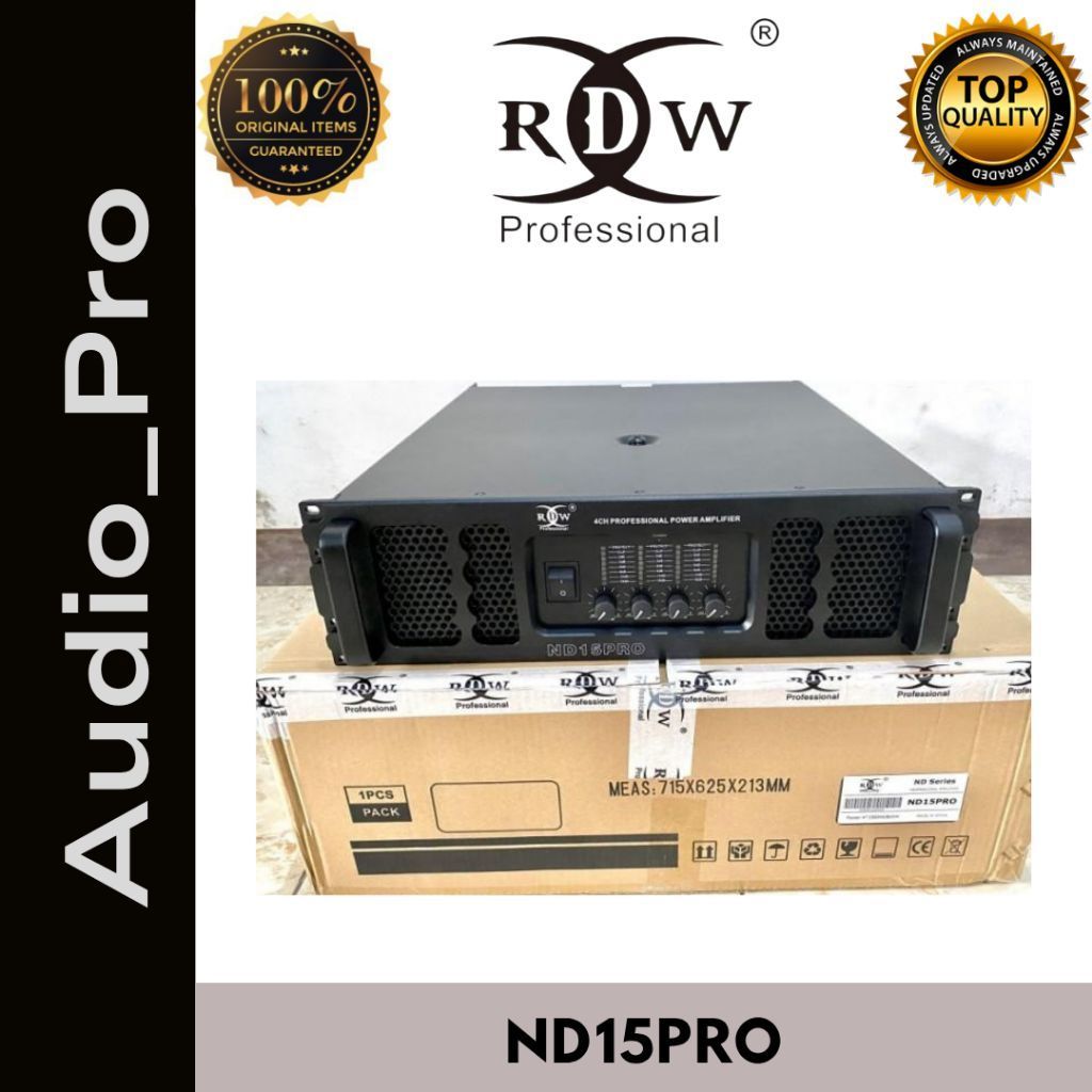 Power Amplifier RDW ND15PRO / ND 15PRO / ND 15 PRO ORIGINAL
