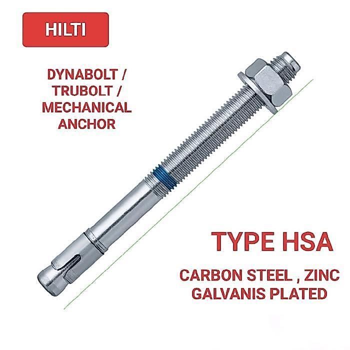 DYNABOLT / DINABOLT HILTI M12 X 100 MM