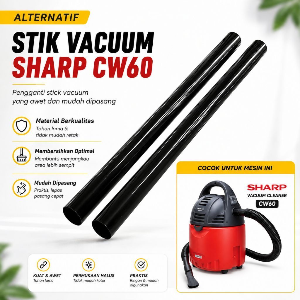Alternatif stik vacuum SHARP CW60 - Stik vacuum cleaner sharp cw60