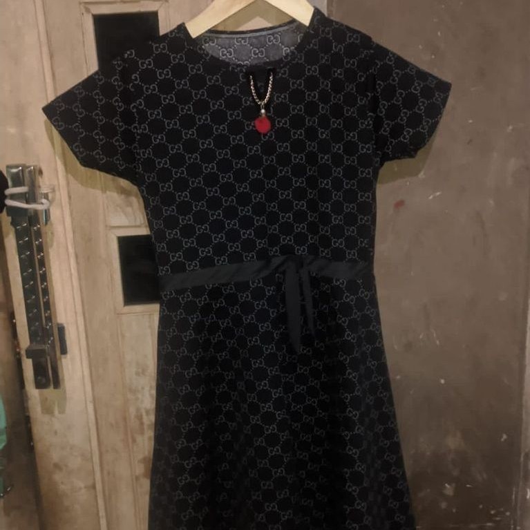 PL/PRELOVED Dress Motif Monogram (Gucci style)