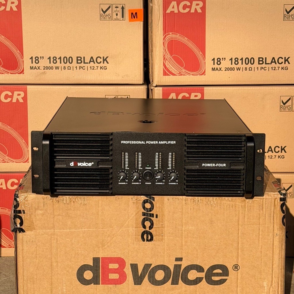 Power Amplifier DB VOICE Power Four Original 4 Channel Class H