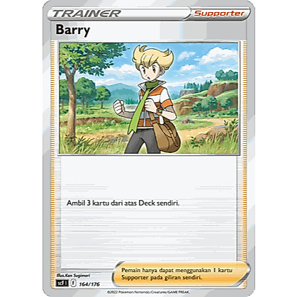 Barry 164/176 V Starter Deck scF - KARTU POKEMON TCG INDONESIA