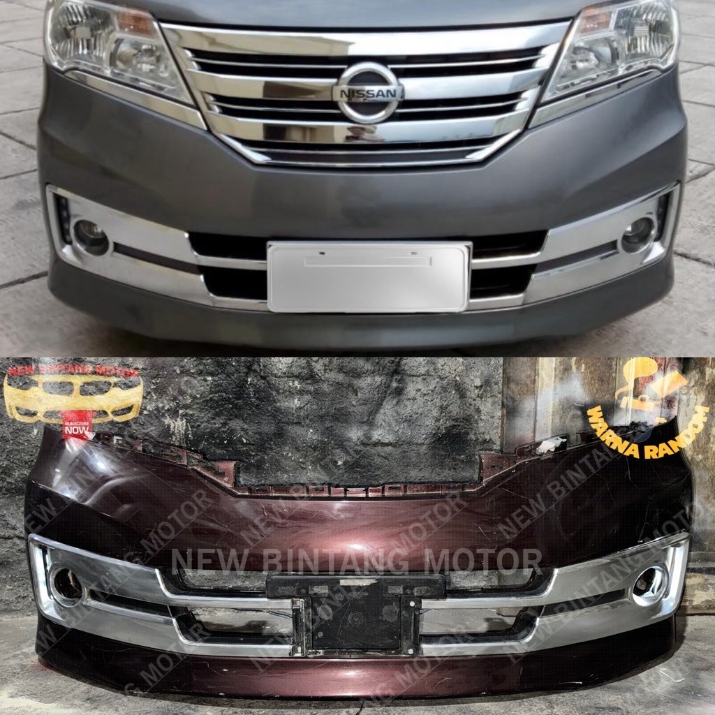 Bumper depan Nissan serena C26 Autech 2014 original