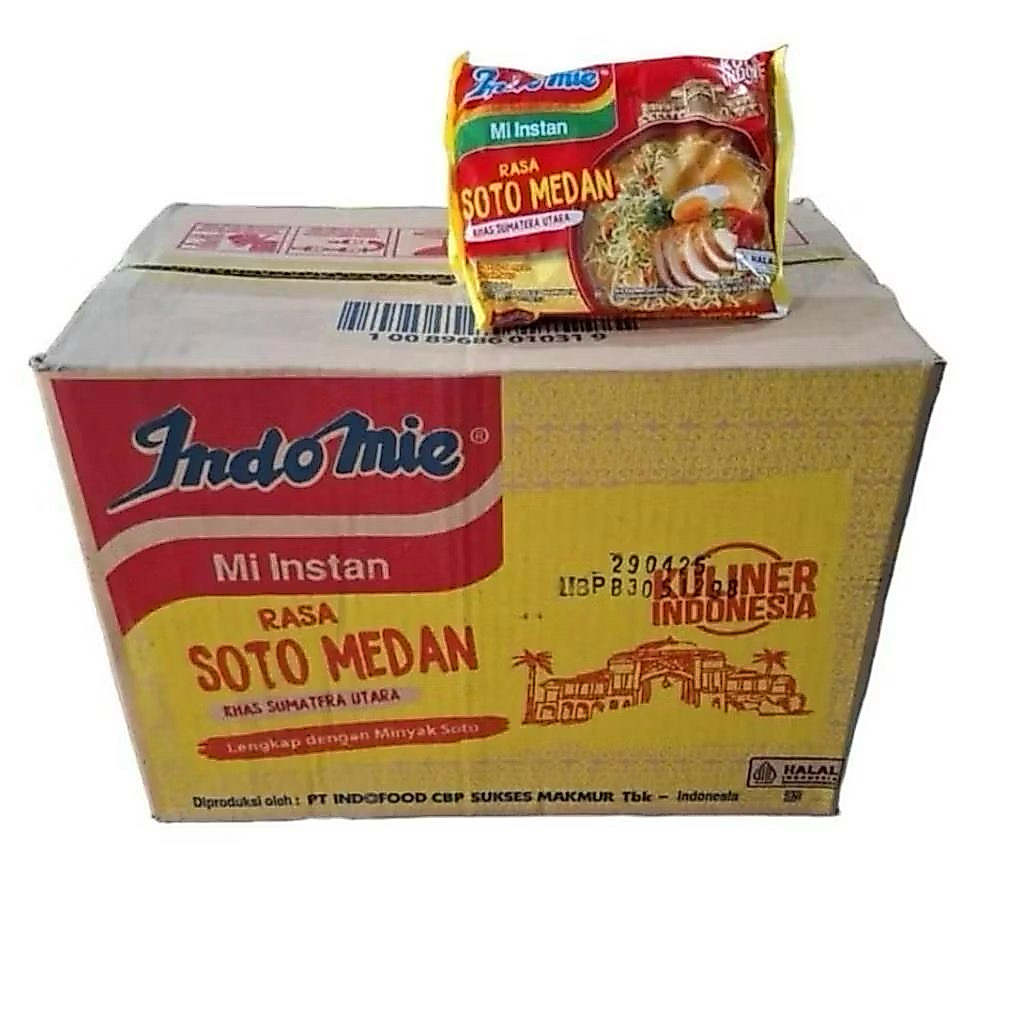 Indomie Soto medan. 1 Dus Isi 40 Pcs - Mie Instan Soto Medan, Praktis dan Lezat