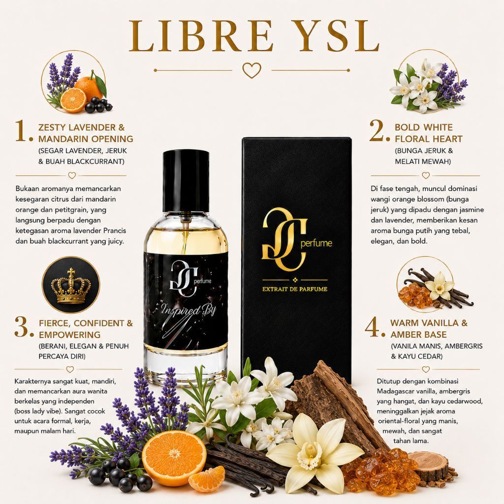 LIBRE YSL Parfum wanita - DC perfume