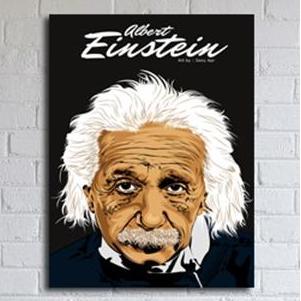 POSTER DINDING ALBER EINSTEIN ART FBBOOK
