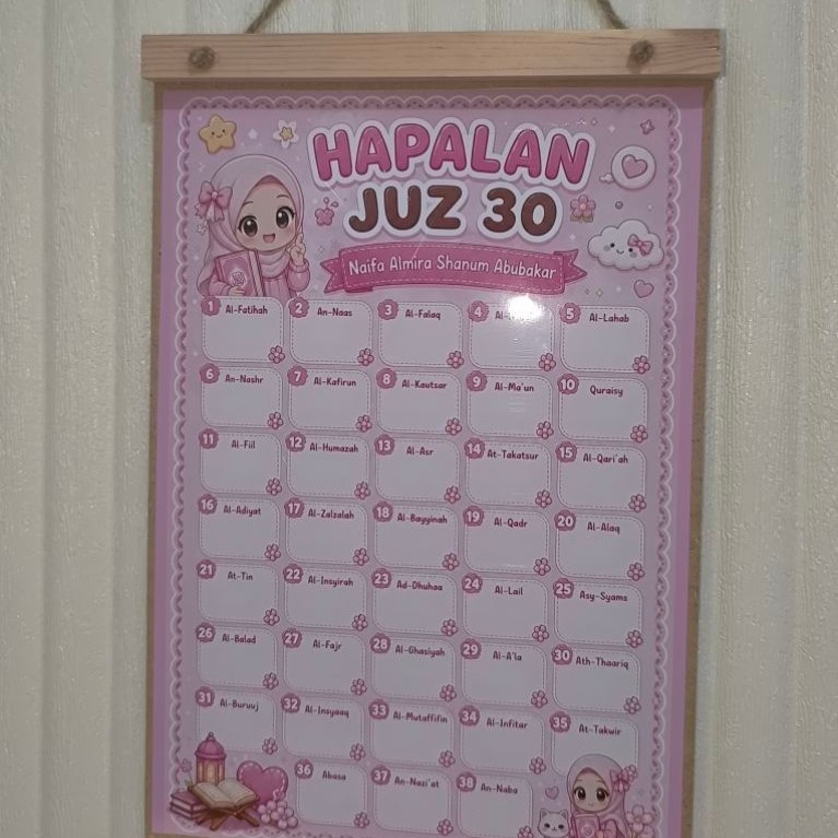 Juz Amma Tracker custom