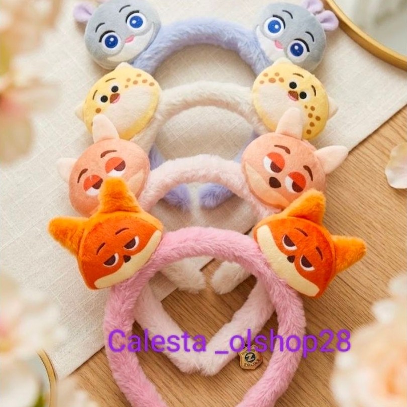 Bando bulu Zootopia & Jepit Rambut Zootopia
