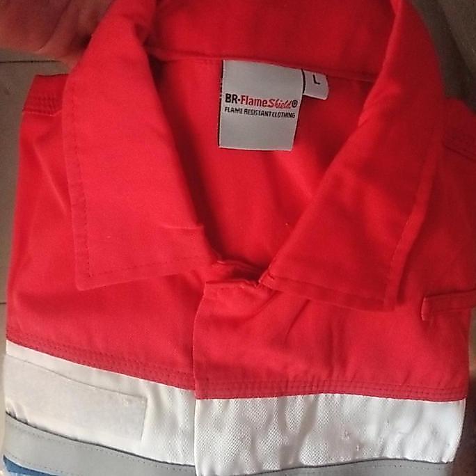 Terbaru Laris, Coverall/Werpak Pertamina Brsheld Flame Anti Api