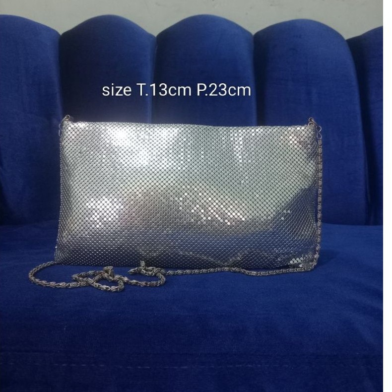 tas selempang mini pesta/clutch/Sling bag hp blin bling
