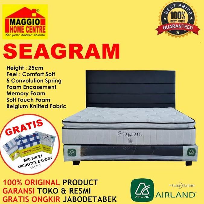Kasur Memory Foam SEAGRAM - Airland Springbed