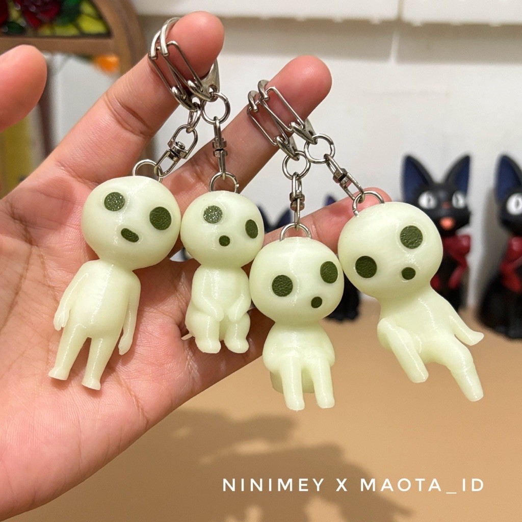 Unofficial Kodama Keychain / Gantungan Kodama