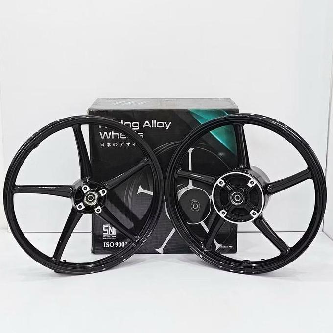Velg Racing ENKEI 522 / SP522 CNC Ring 17 w,Palang 5 PNP untuk Honda Supra GTR 150 / Sonic 150 , Sup
