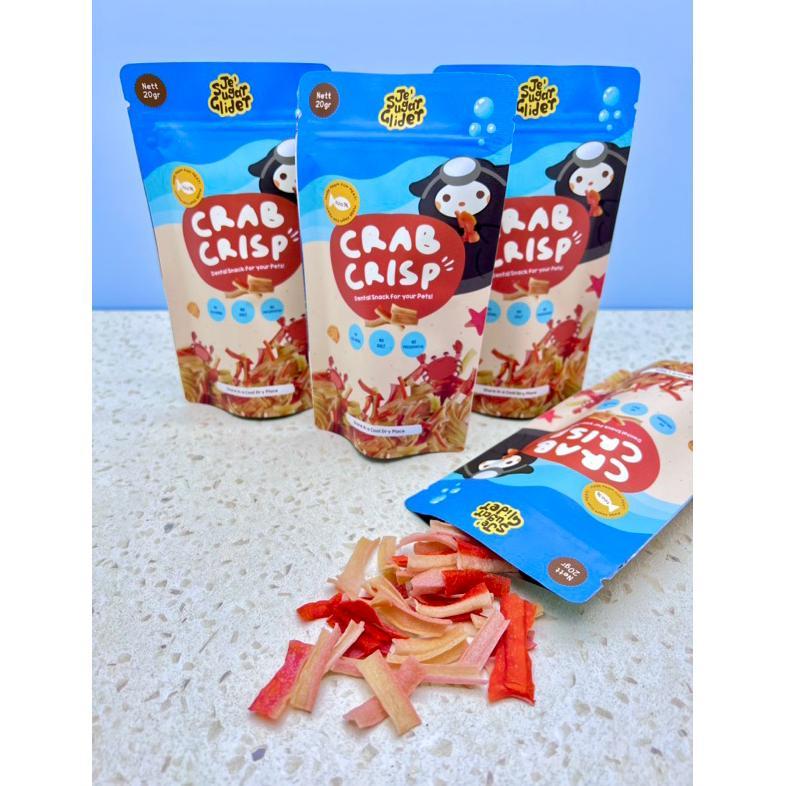 Crab Crisp, Snack Crab Stick untuk Sugar Glider