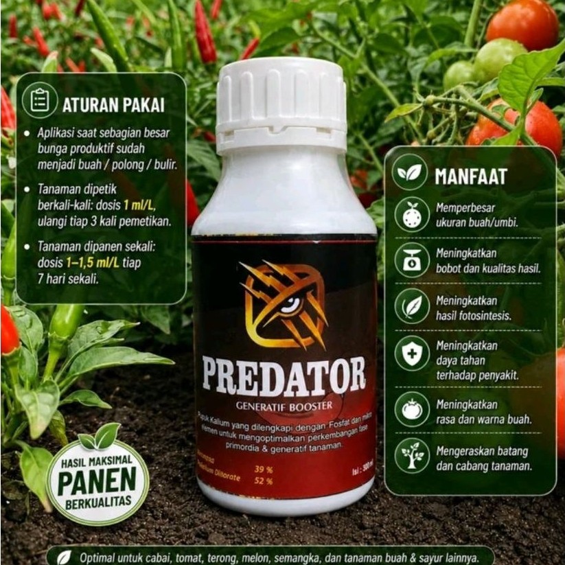 PREDATOR 500ml PPC Generatif Booster Tinggi Kalium dan Phospat
