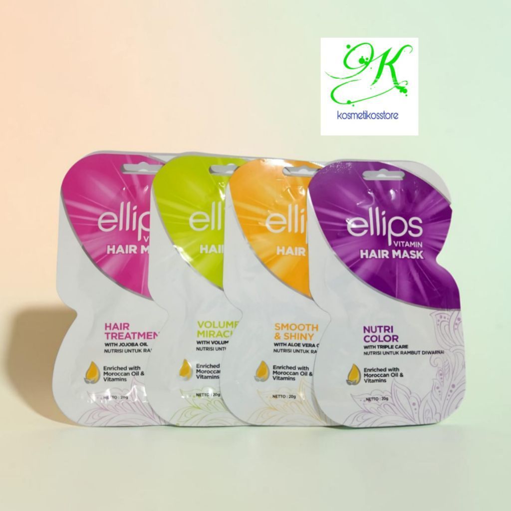 Ellips Masker Rambut Sachet / Ellips Vitamin Hair Mask