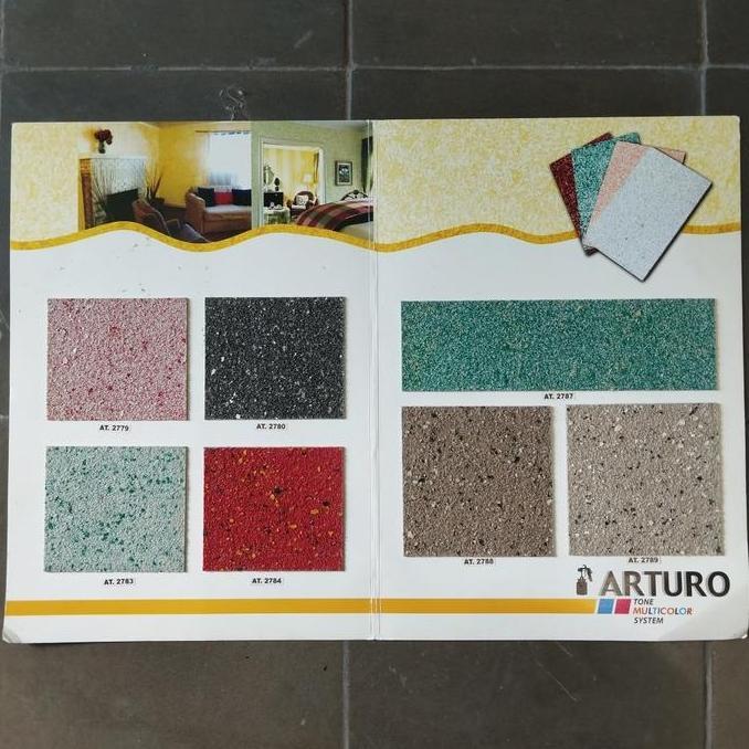 Handal- New- Arturo Type Arturo Tone At 2779 S/D 2789 Cat Texture Flakes Multicolor