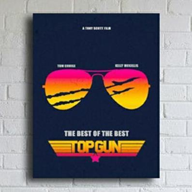 POSTER DINDING ART FILM TOP GUN FBBOOK