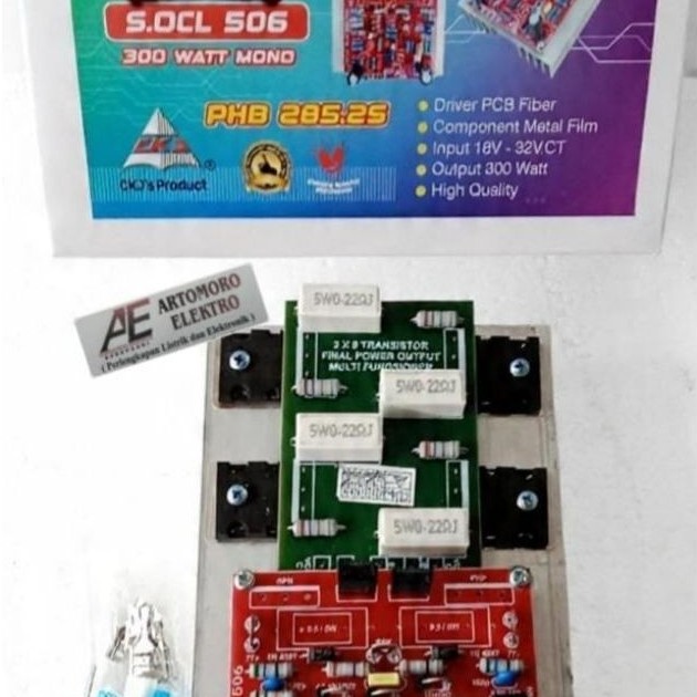 Kit Mega Ocl 506 Lengkap Hetsing, Transistor Merk CKJ