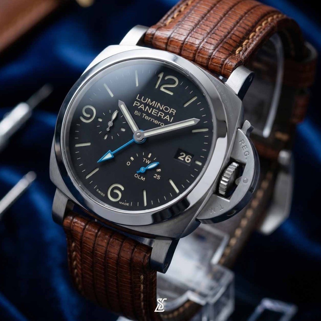 Lucky Strap Lizard Gentle Brown Premium Leather Strap
