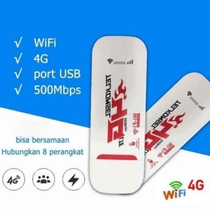 TERMURAH - Usb Modem 4G - Mifi - Modem Wifi Portable 4G all operator 500mbps