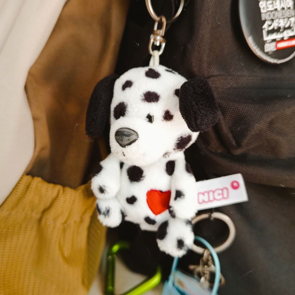 Dalmantian [ NICI ] | Plushie keychain - Bagcharm / ganci