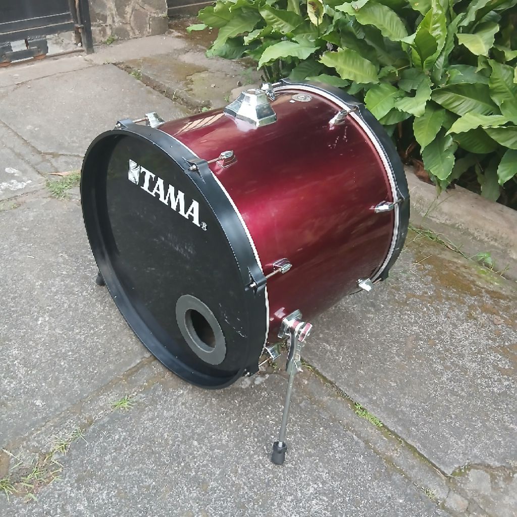 bass drum 22in  tama swingstar logo baru