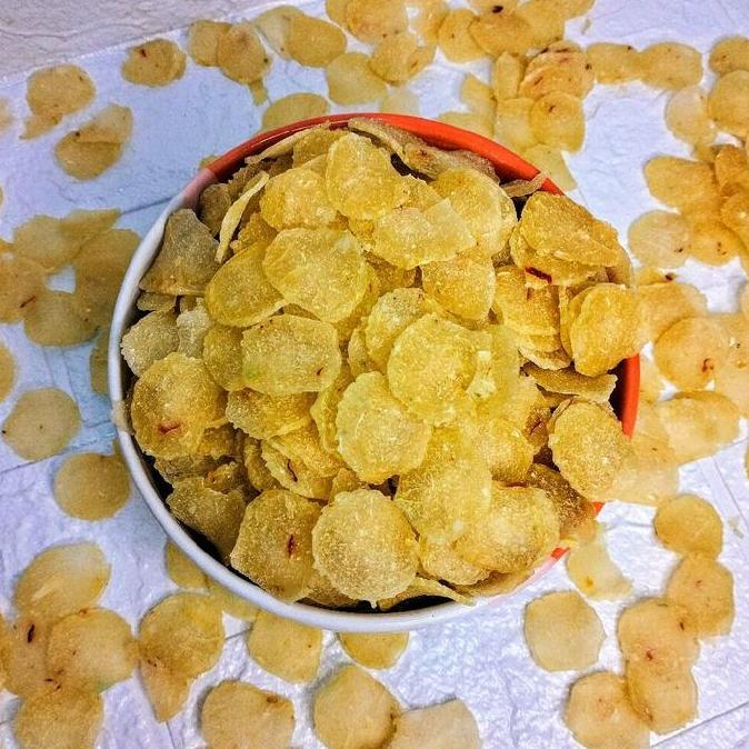 Felaminass - 1 Kg Kerupuk Unyil Pedas / Ceriping Pedas / Kerupuk Mentah / Unyil