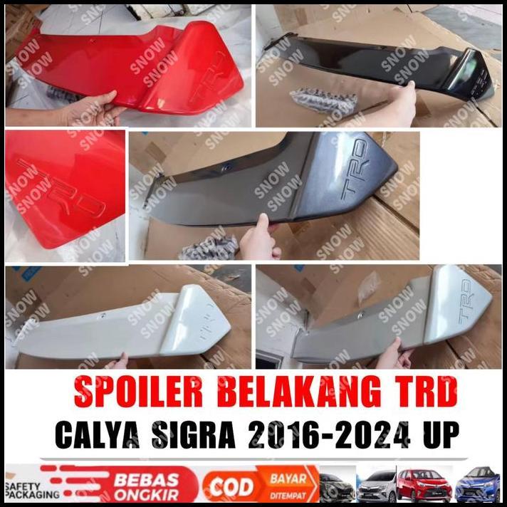TERBARU SPOILER BELAKANG CALYA SIGRA 2016 2023 2024 2025 TRD WARNA BODY LAMPU 