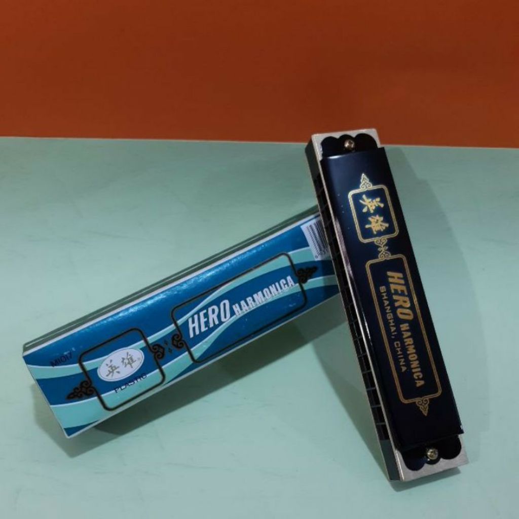 alat musik tiup harmonika hero 16 lubang harmonica 16 hole