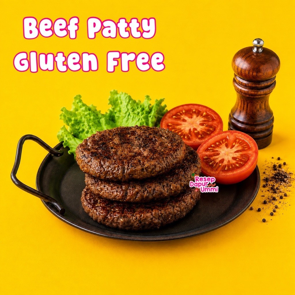 BEEF PATTY & PATTY AYAM CRISPY (BURGER/NUGGET) HOMEMADE Frozen Food Resep Dapur Ummi