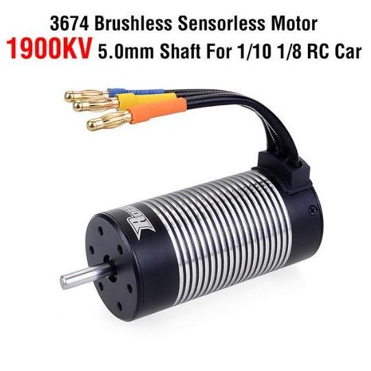 Brushless Motor Sensorless 4076 2000KV For 1/8 Rc car