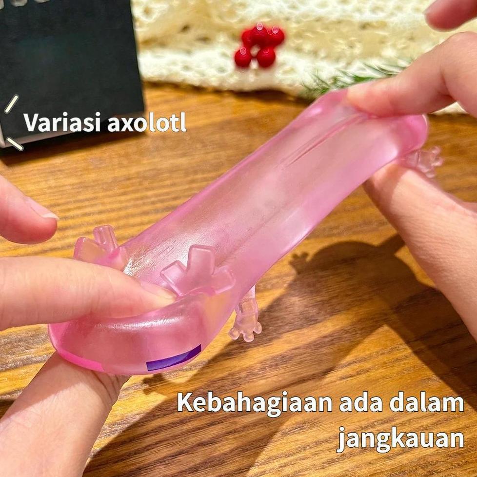 Hemat Mainan Remas Axolotl Minecraft Lembut Pereda Stres