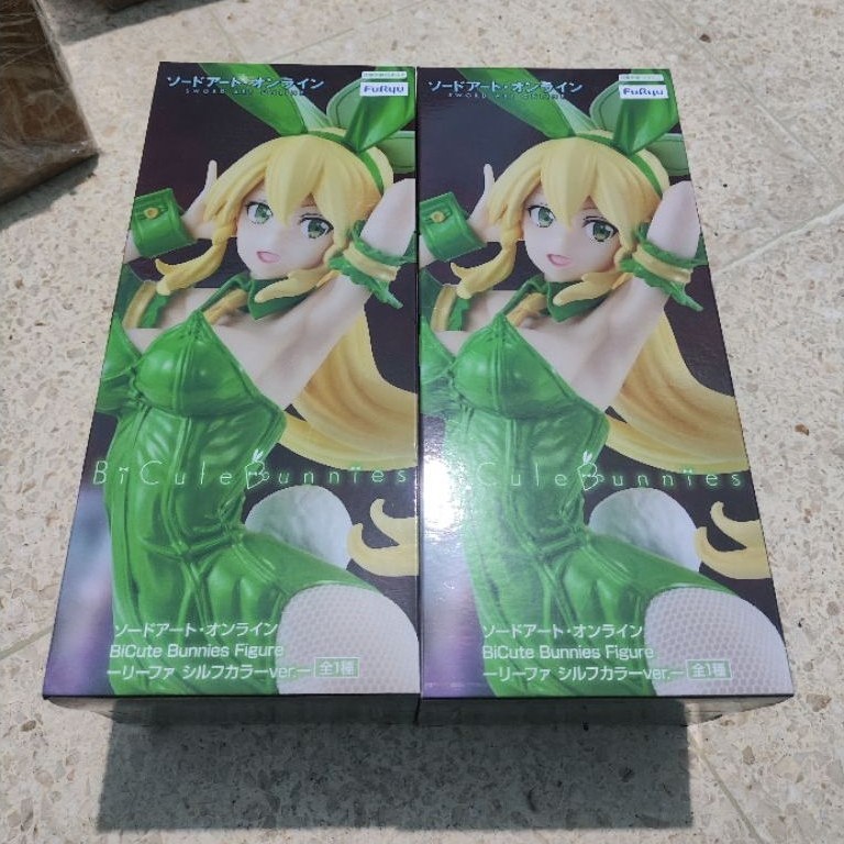 Harga satuan Bicute Bunny Girl Figure Leafa Original Green Version Furyu
