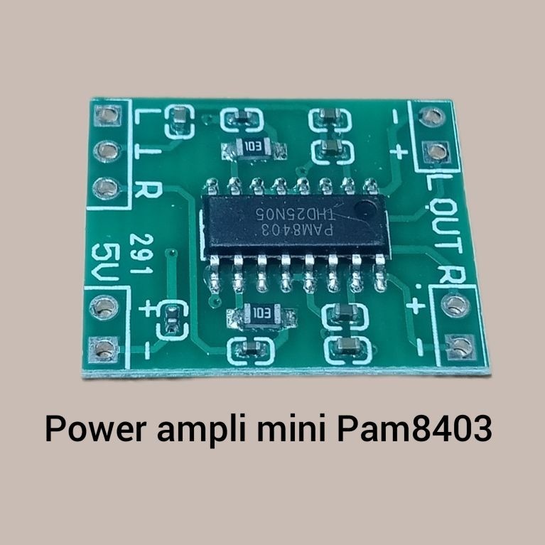 Kit power ampli mini 5v Pam8403