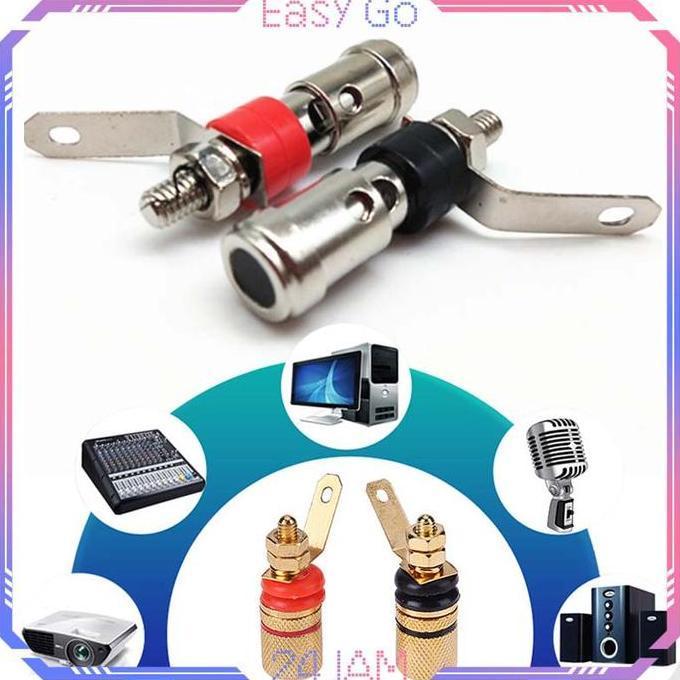 2pcs/Set Binding Post Terminal Speaker Model Jepit Terminal Binding Speaker Terminal Binding Post