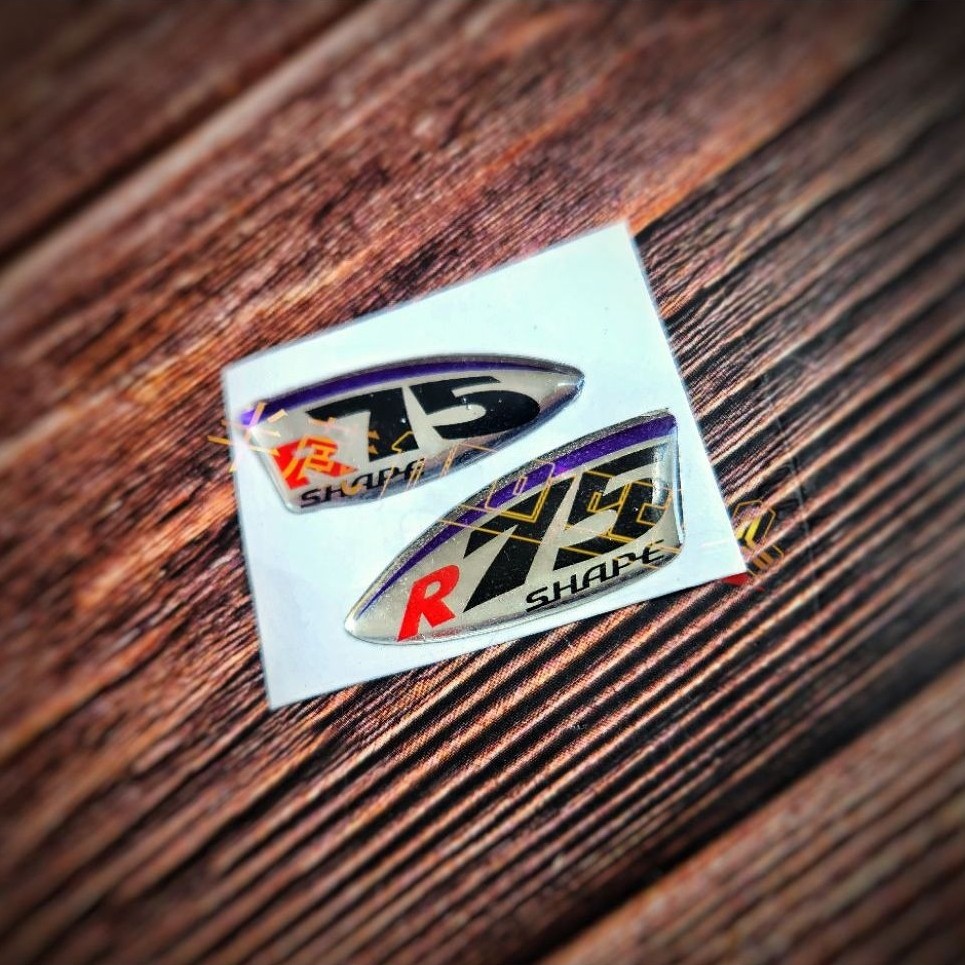 Sticker Resin - R75 shape Krum limited edition