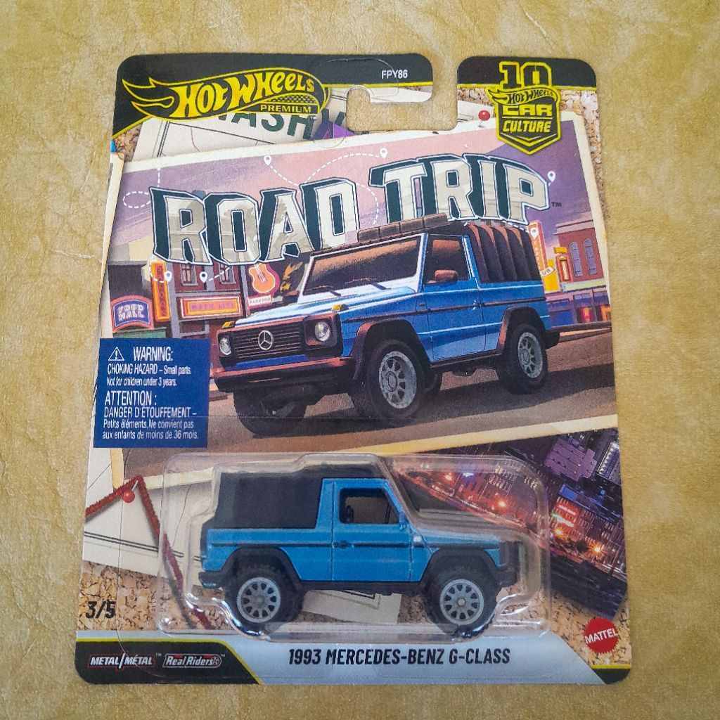 HOT WHEELS PREMIUM 1993 Mercedes-Benz G-Class - Blue