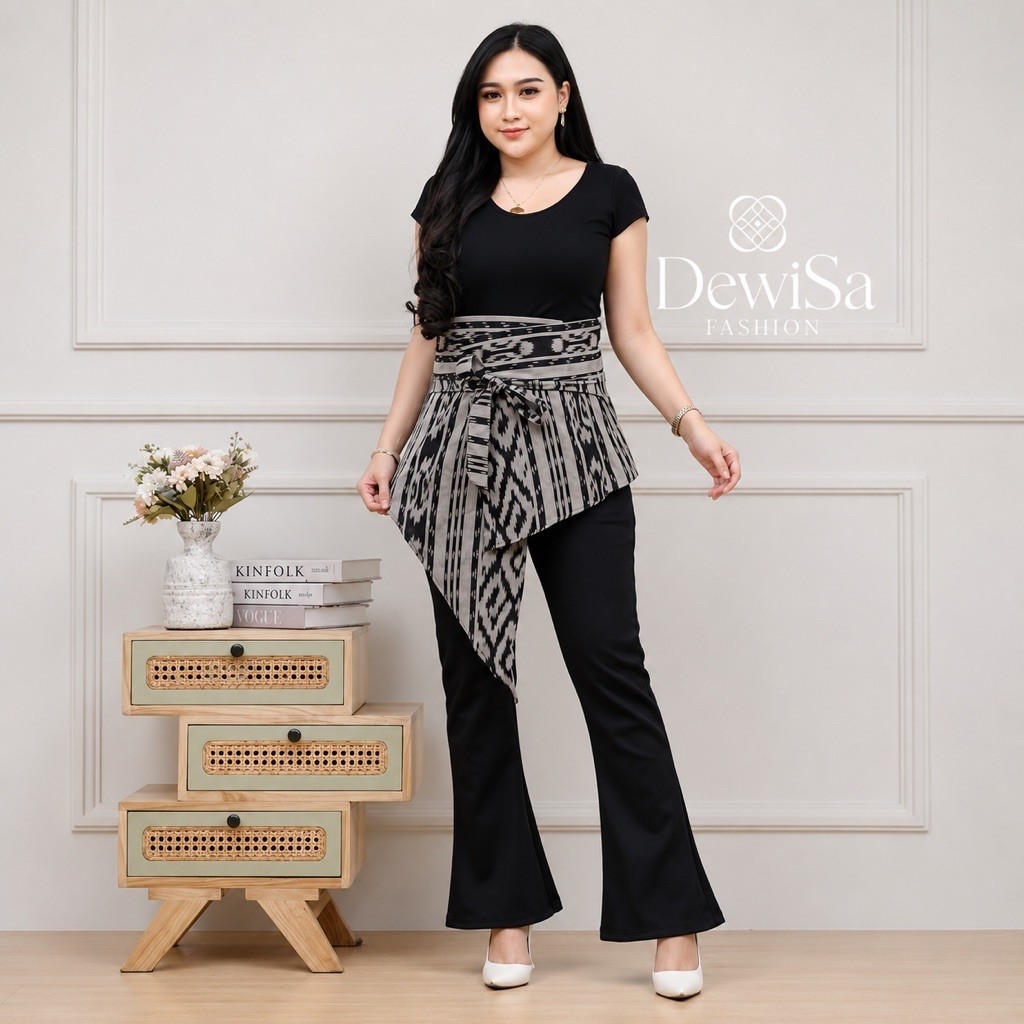 [TENUN ETNIK] Obi Belt Tenun Obi Belt Etnik Ikat Pinggang Wanita