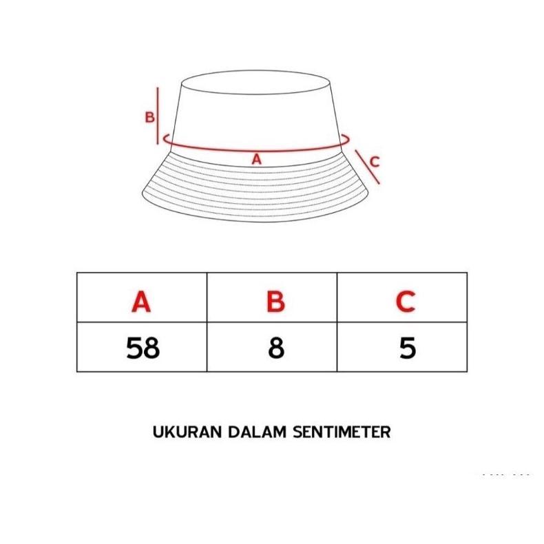 100% Aman Topi Bucket Distro/ Bucket Hat Kourduroy Branded